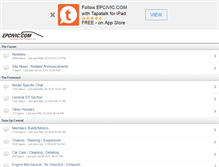 Tablet Screenshot of epcivic.com